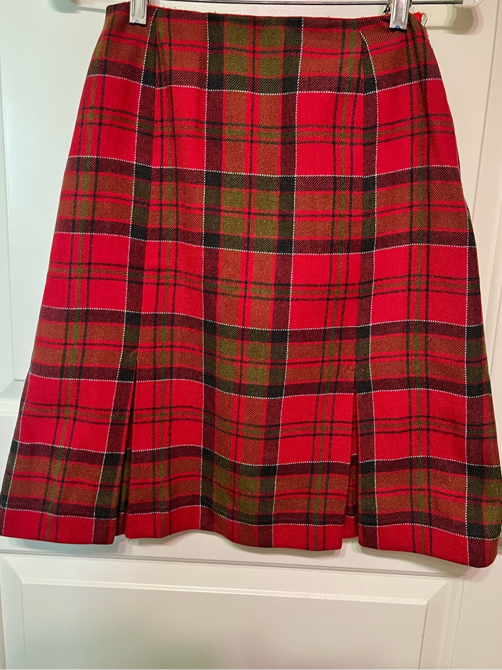 Vintage Tartan Plaid Mini Skirt 1962 DigbyMorton for Reldan Wool Fall collection